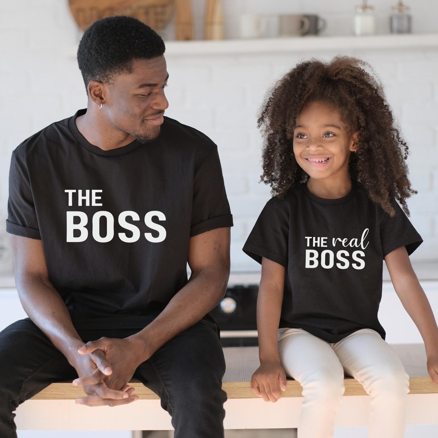 The Boss & The Real Boss Matching T-Shirts