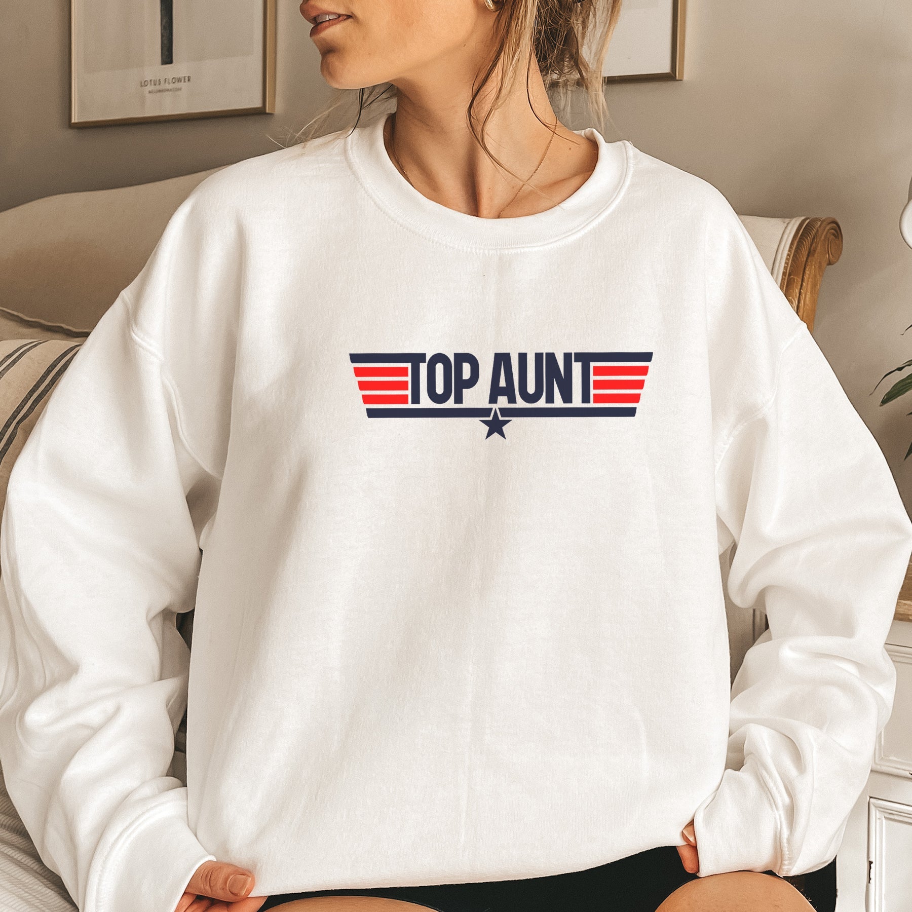 Top Aunt Movie Sweatshirt