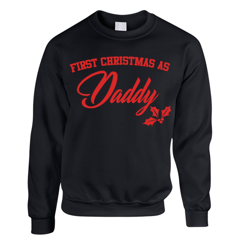 First Family Christmas Sweatshirt & Bodysuit Set Black (MRK X)