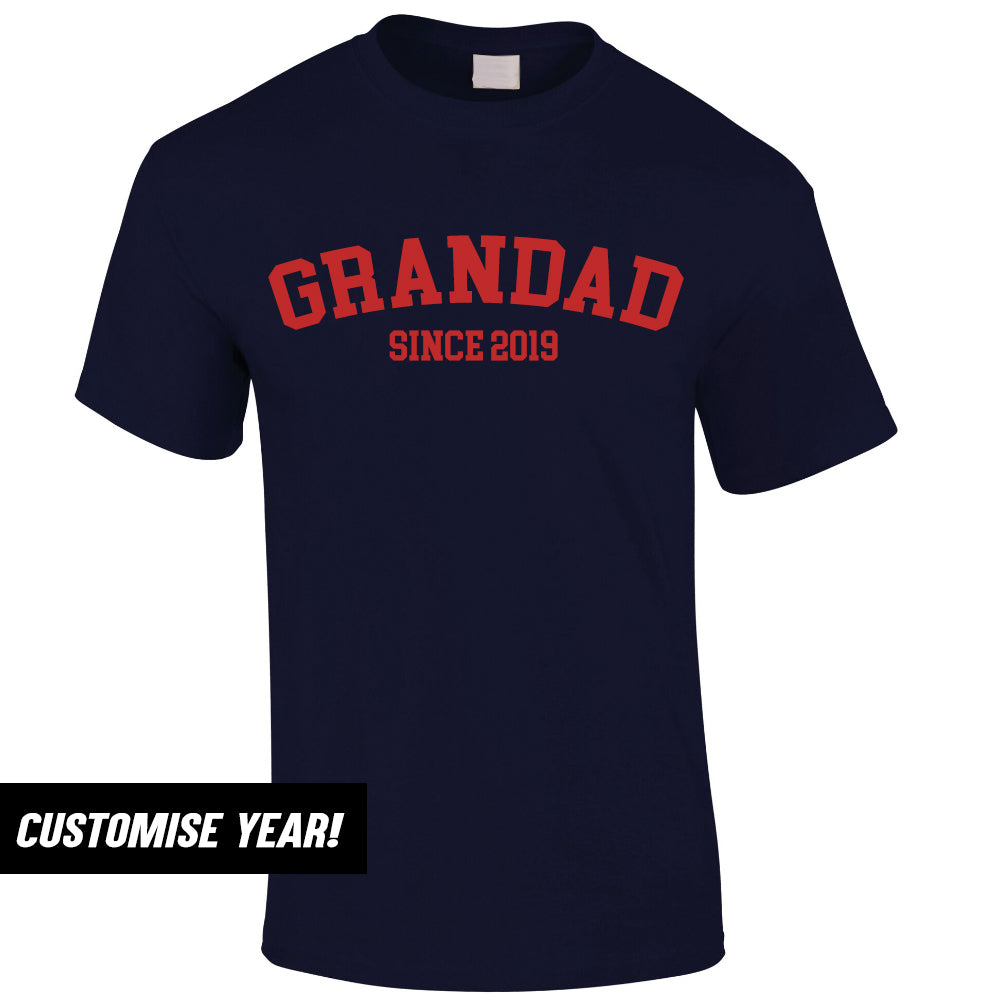 Personalised Grandad Since T-Shirt (MRK X)