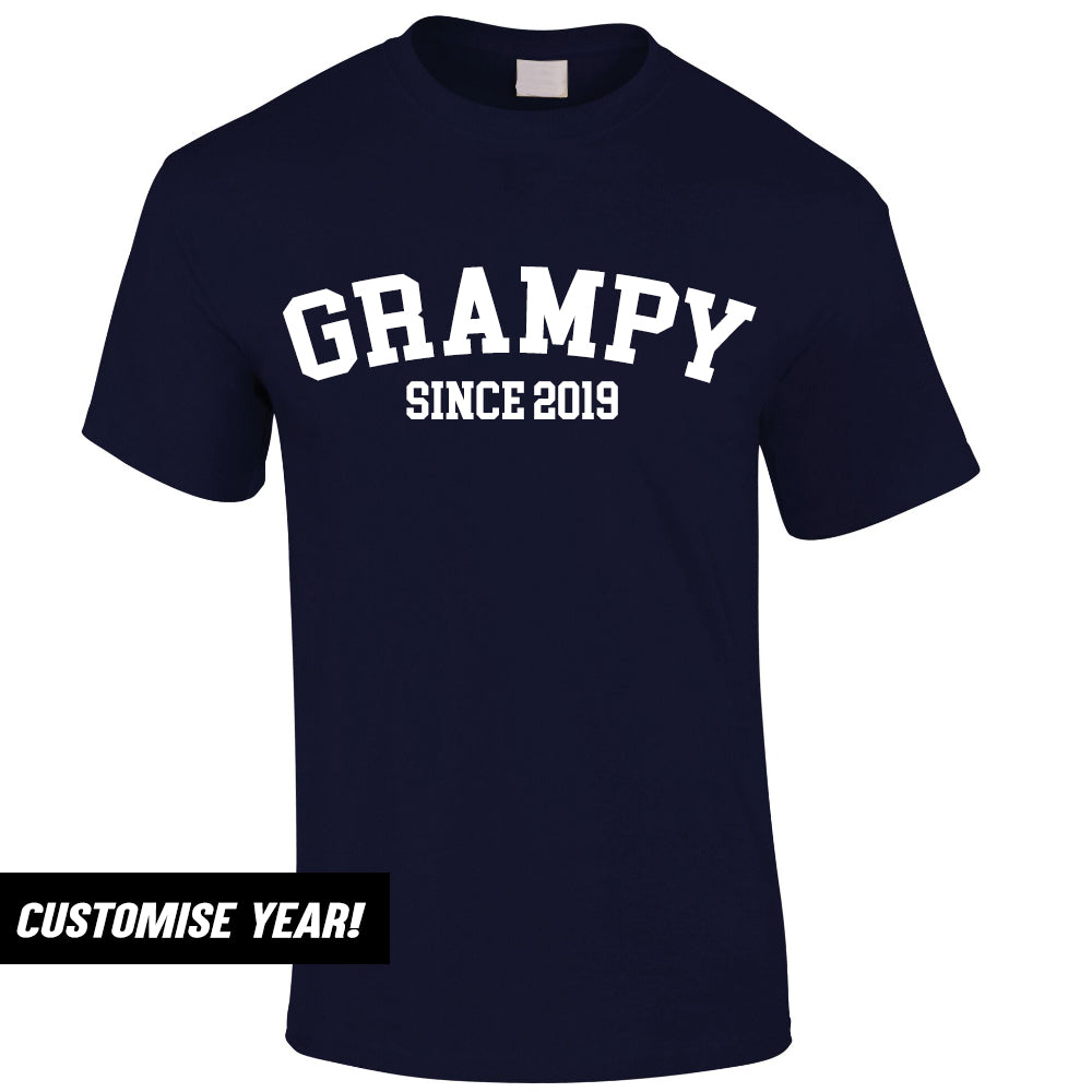 Personalised Grampy Since T-Shirt (MRK X)