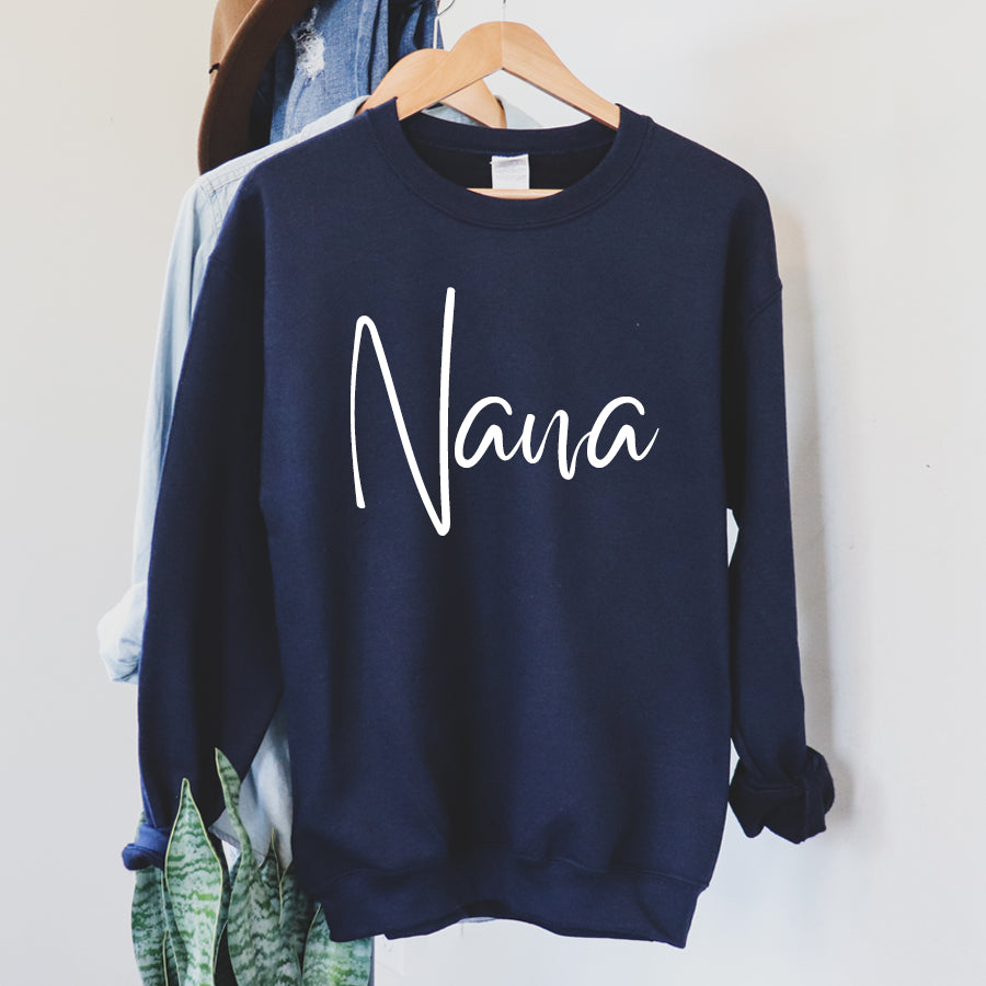 Nana Wave Script Sweatshirt