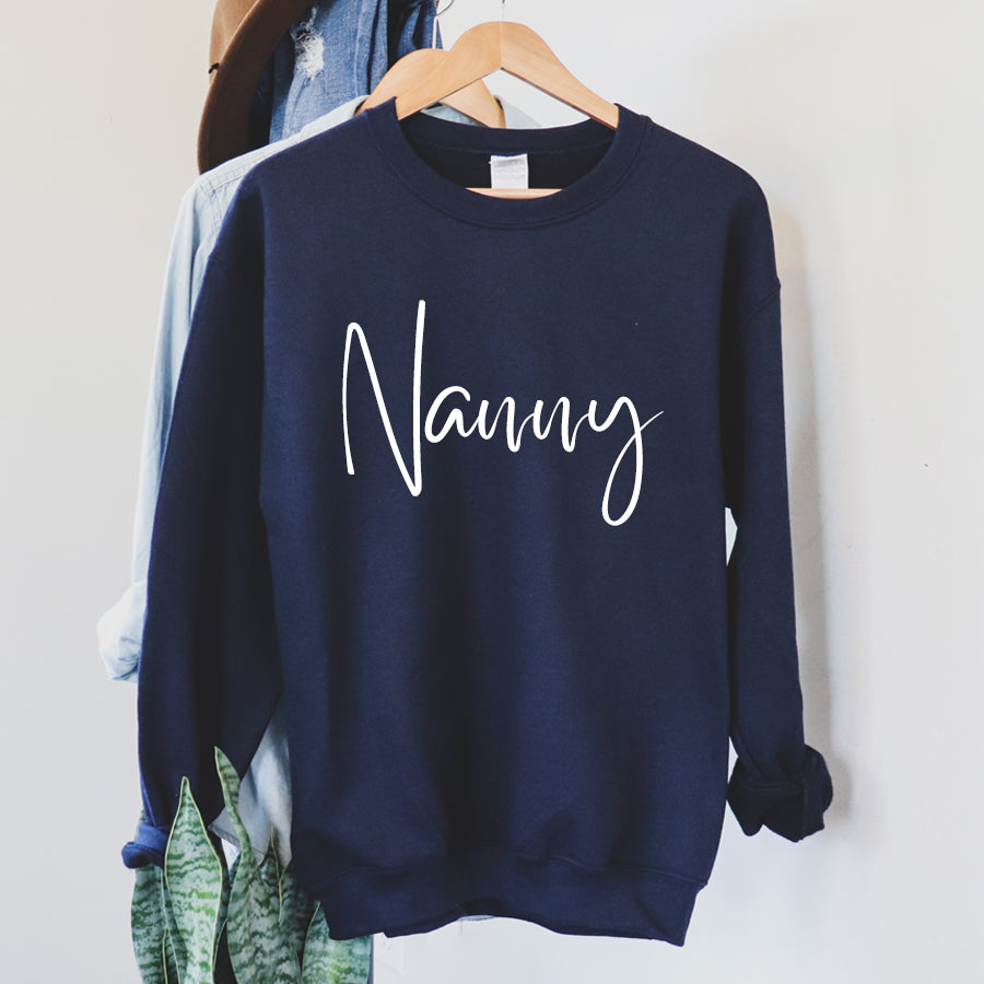 Nanny Wave Script Sweatshirt