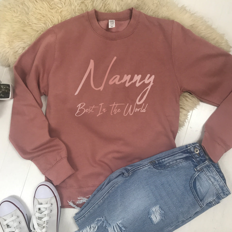 Nanny New Script Best In World Sweatshirt