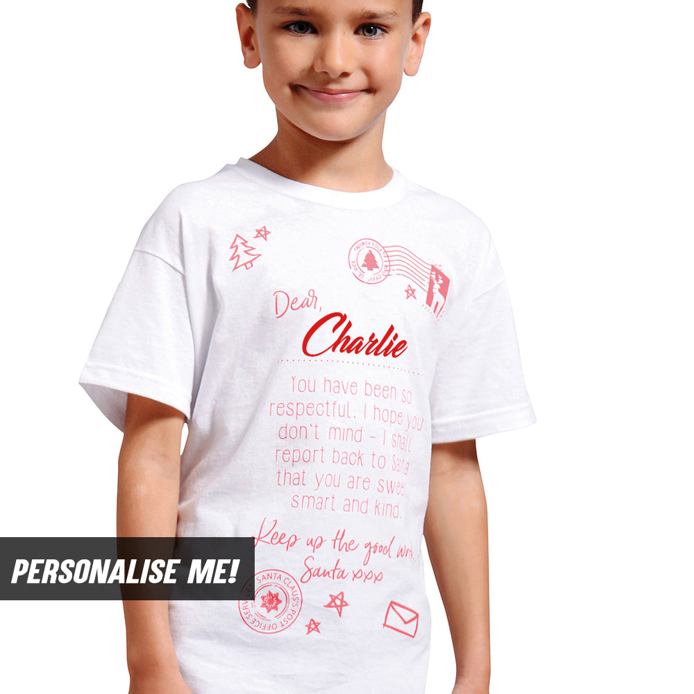 Personalised Letter To Santa Tee 94 (MRK X)