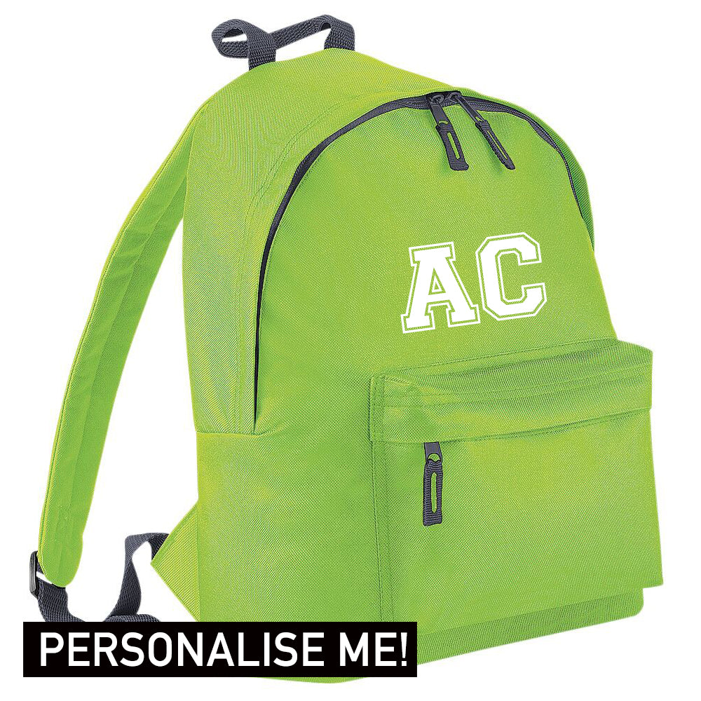 Personalised Initial Varsity Junior Backpack (MRK X)