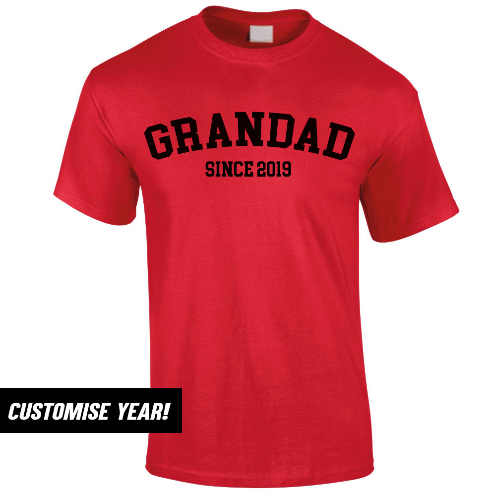 Personalised Grandad Since T-Shirt (MRK X)