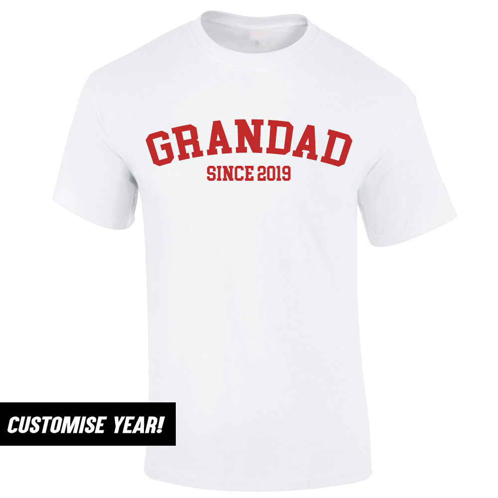 Personalised Grandad Since T-Shirt (MRK X)