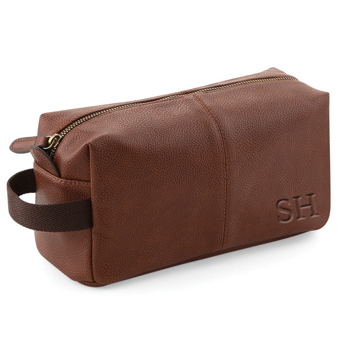 Personalised Embossed Tonal Weekend Washbag