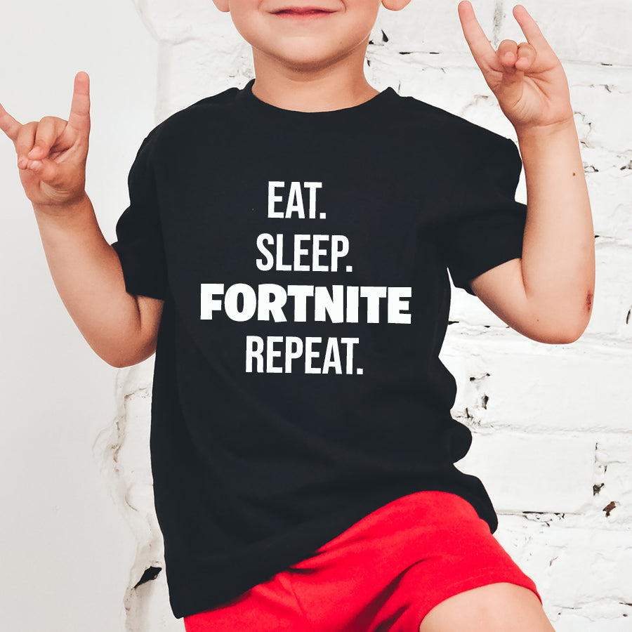 Eat Sleep Fortnite Repeat T-Shirt