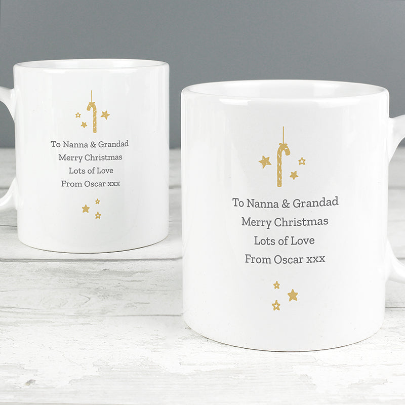 Personalised 'On Your First Christmas As' Mug Set (MRK-iD)