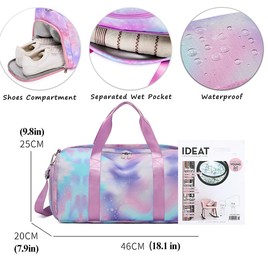 Glow-Up Tie-Dye Personalised Name Dance Bag